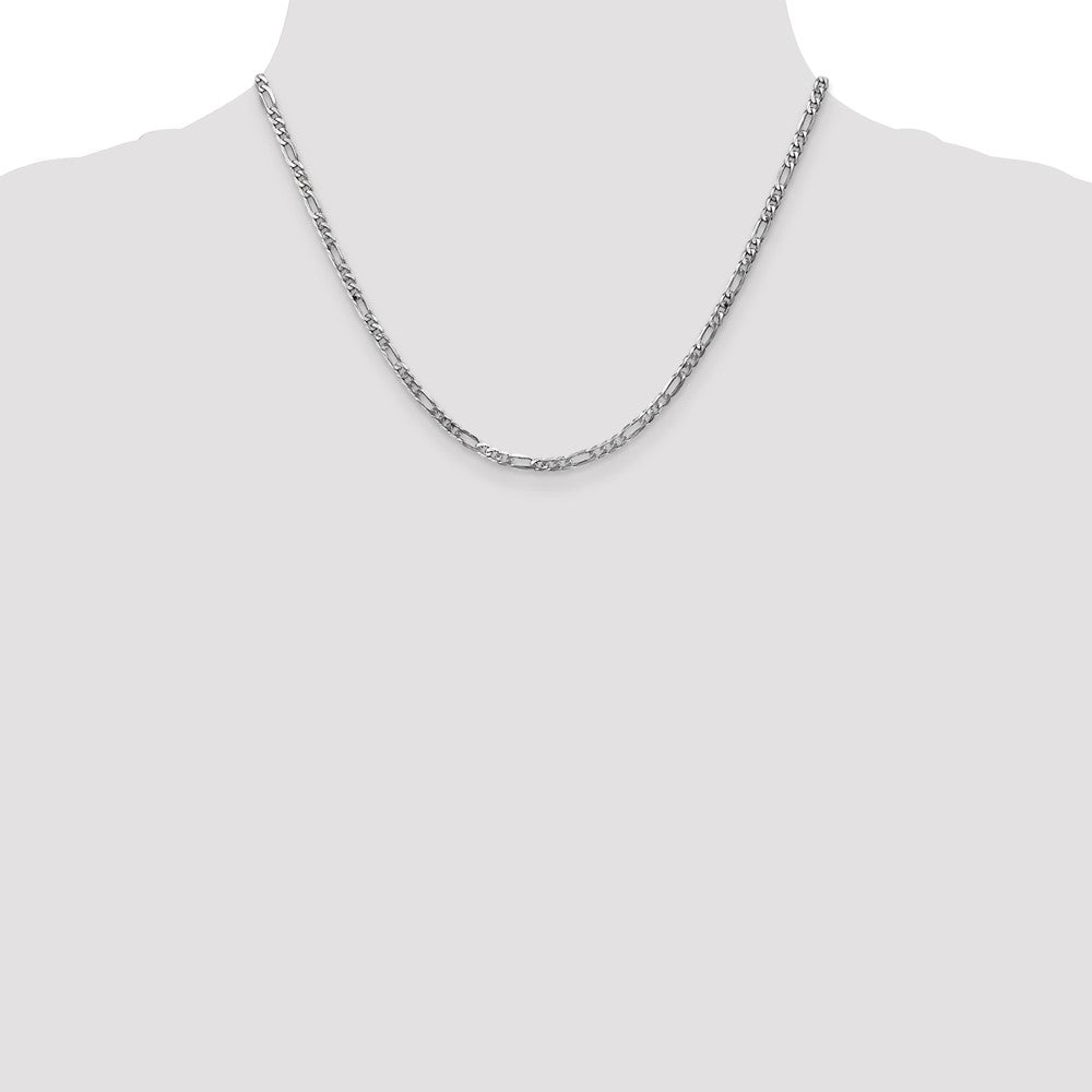 Flat Figaro with Lobster Clasp Chain - WBC