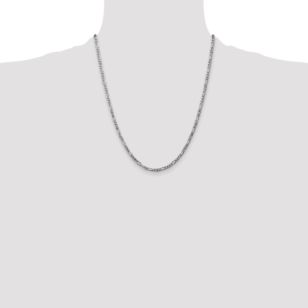 Flat Figaro with Lobster Clasp Chain - WBC