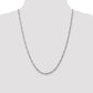 Flat Figaro with Lobster Clasp Chain - WBC