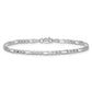 Flat Figaro with Lobster Clasp Anklet - WBC