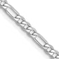 Flat Figaro with Lobster Clasp Chain - WBC