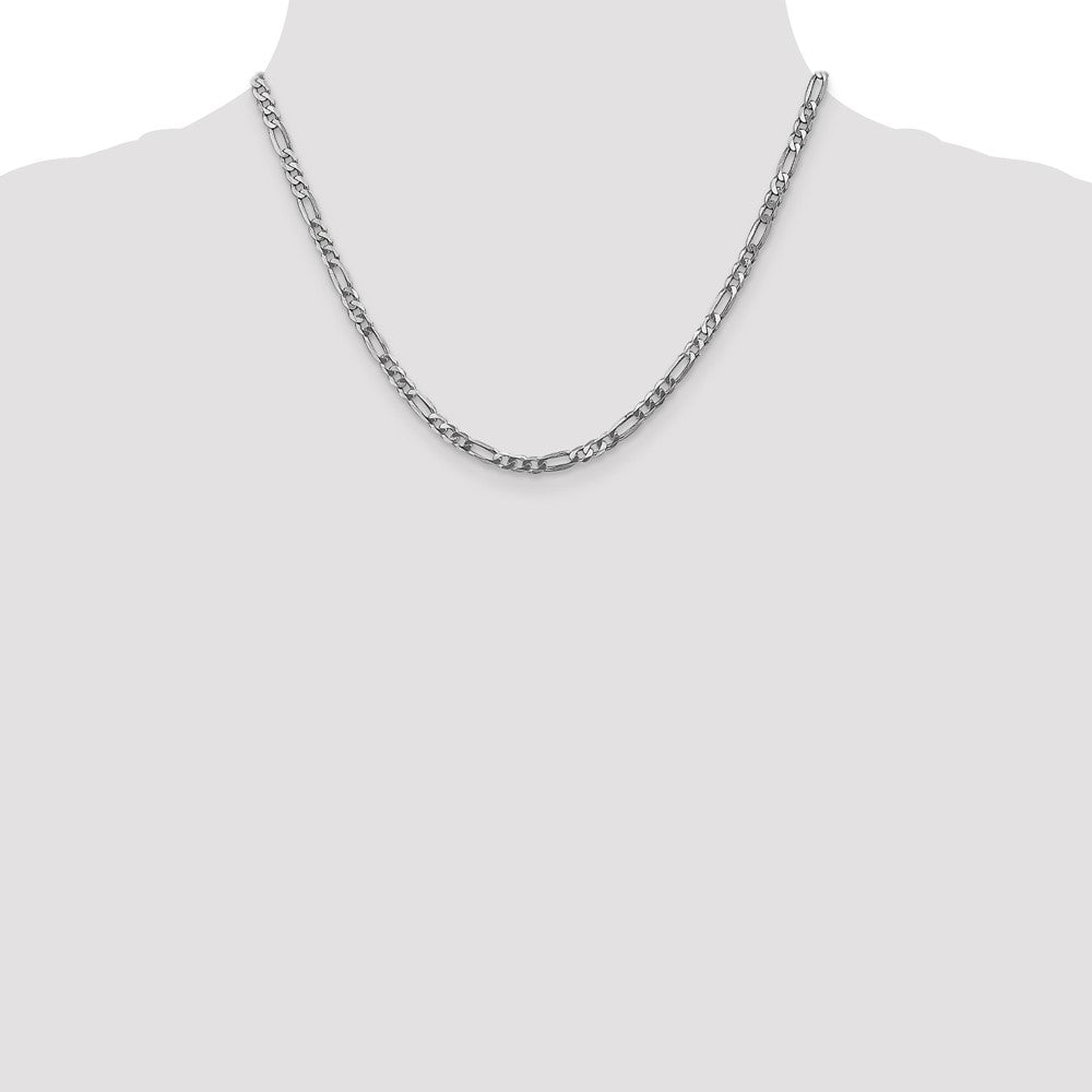 Flat Figaro with Lobster Clasp Chain - WBC
