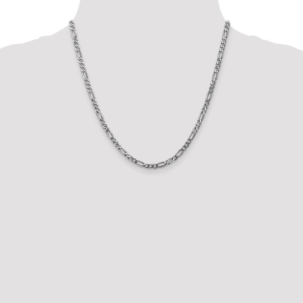 Flat Figaro with Lobster Clasp Chain - WBC