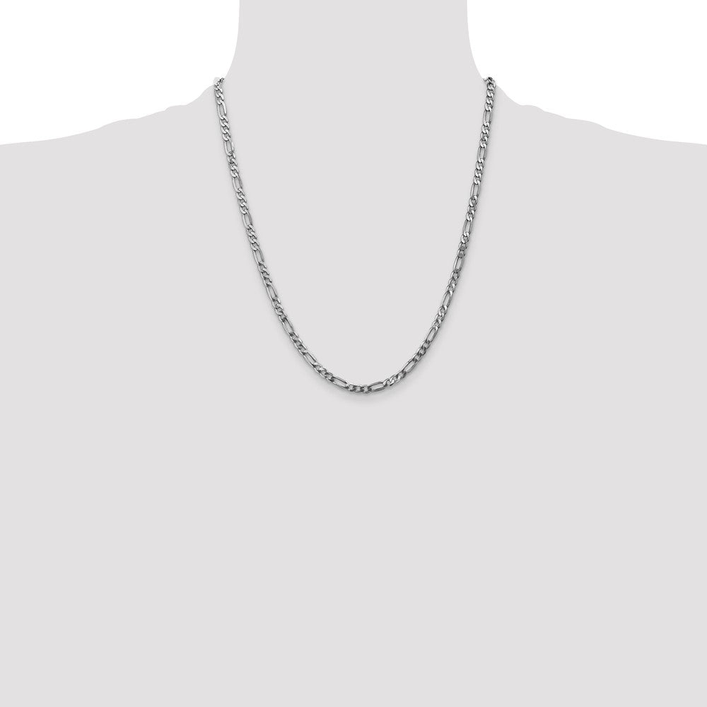 Flat Figaro with Lobster Clasp Chain - WBC