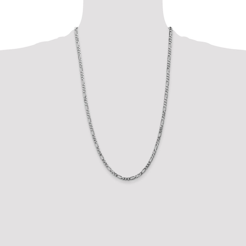 Flat Figaro with Lobster Clasp Chain - WBC