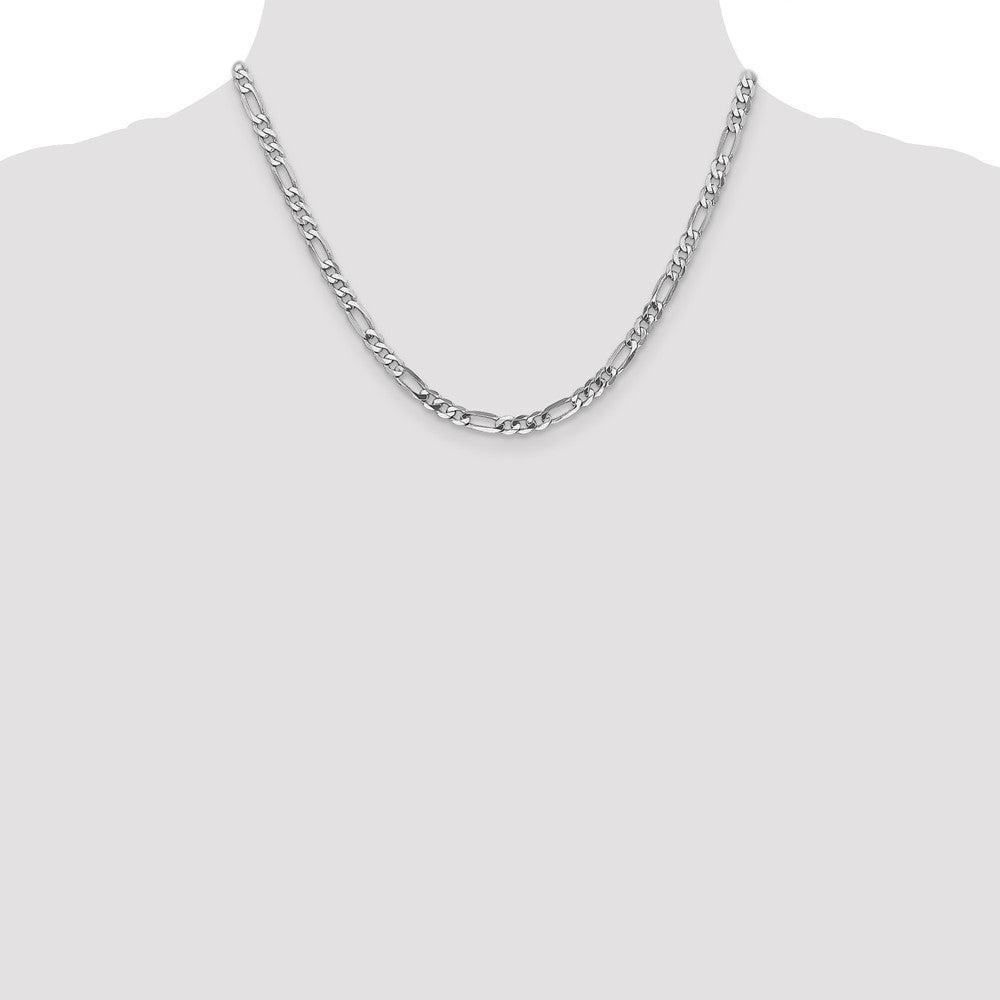 Flat Figaro with Lobster Clasp Chain - WBC