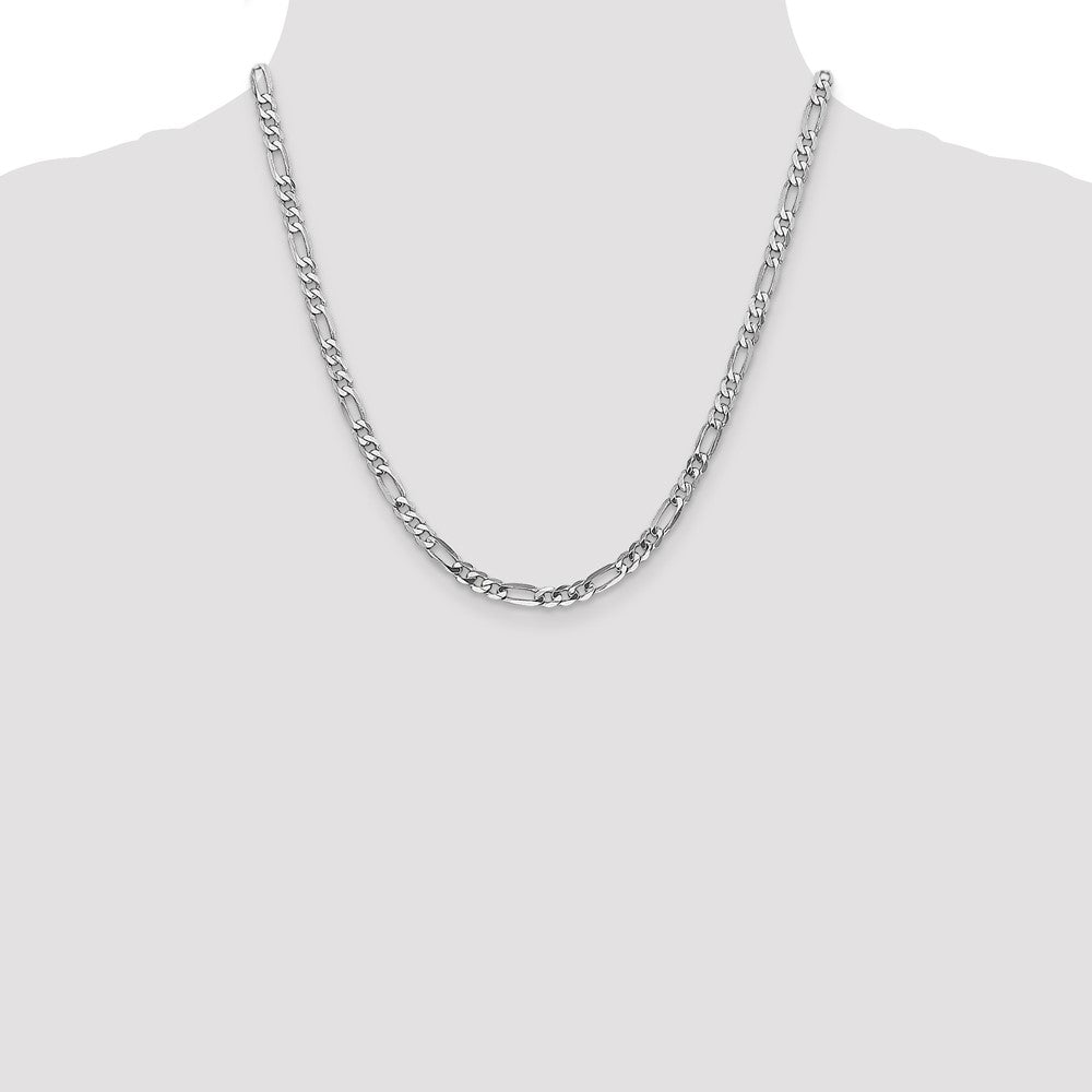 Flat Figaro with Lobster Clasp Chain - WBC