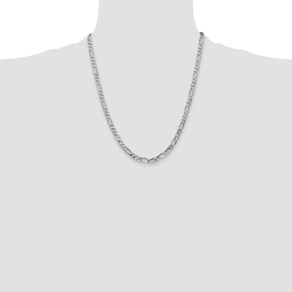 Flat Figaro with Lobster Clasp Chain - WBC