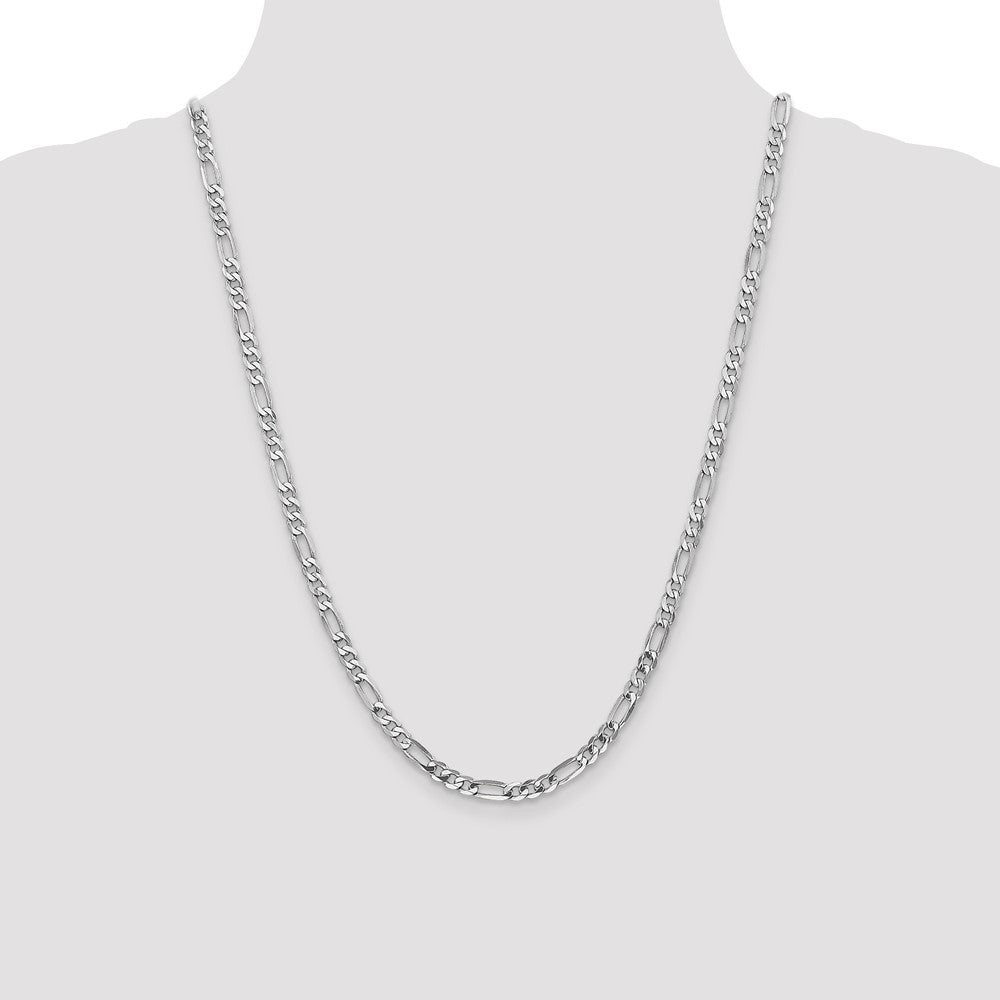 Flat Figaro with Lobster Clasp Chain - WBC