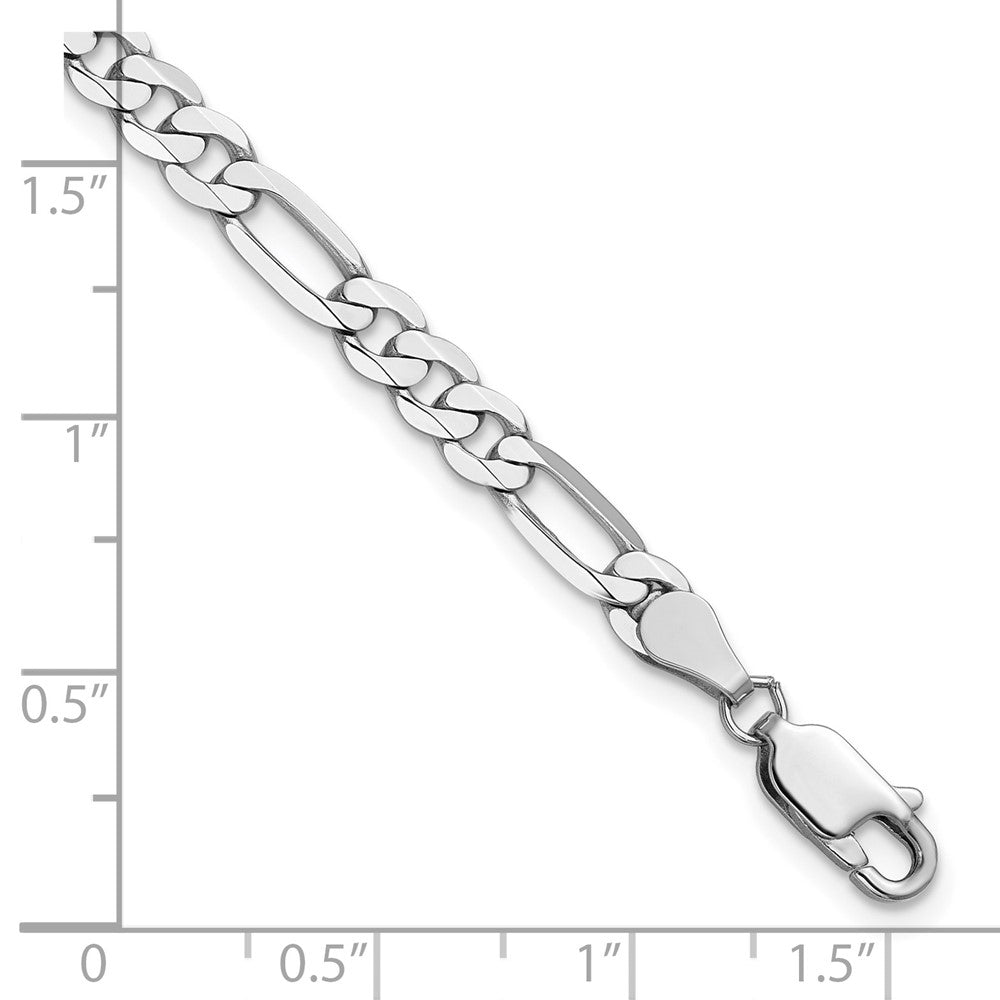 Flat Figaro with Lobster Clasp Bracelet - WBC
