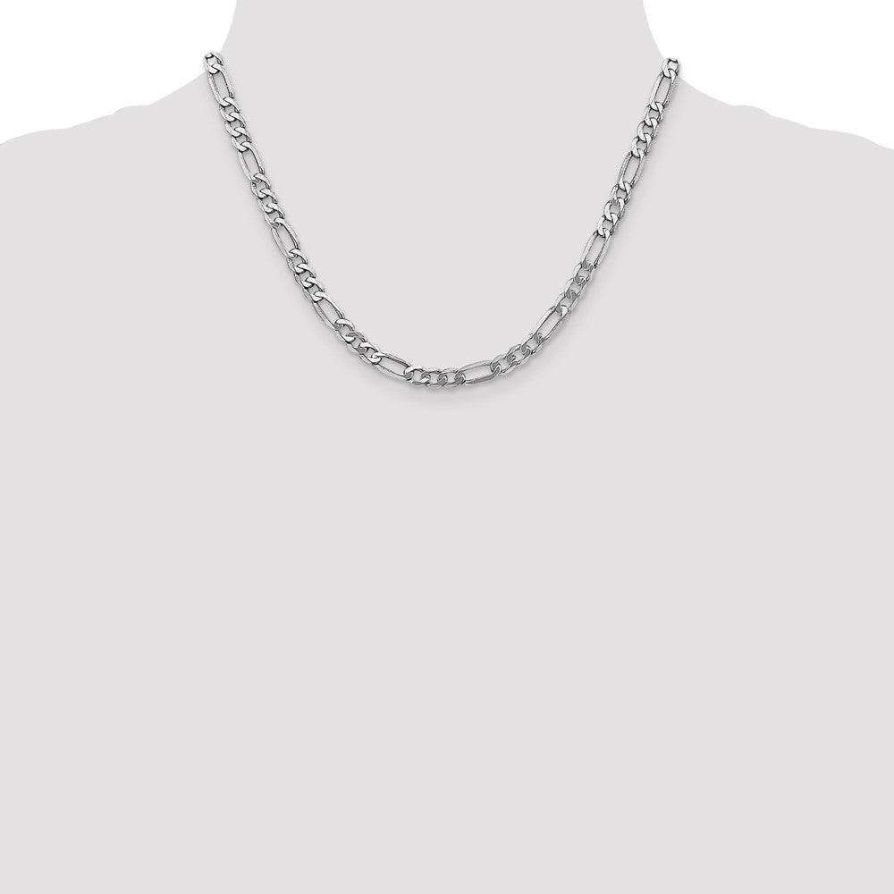 Flat Figaro with Lobster Clasp Chain - WBC