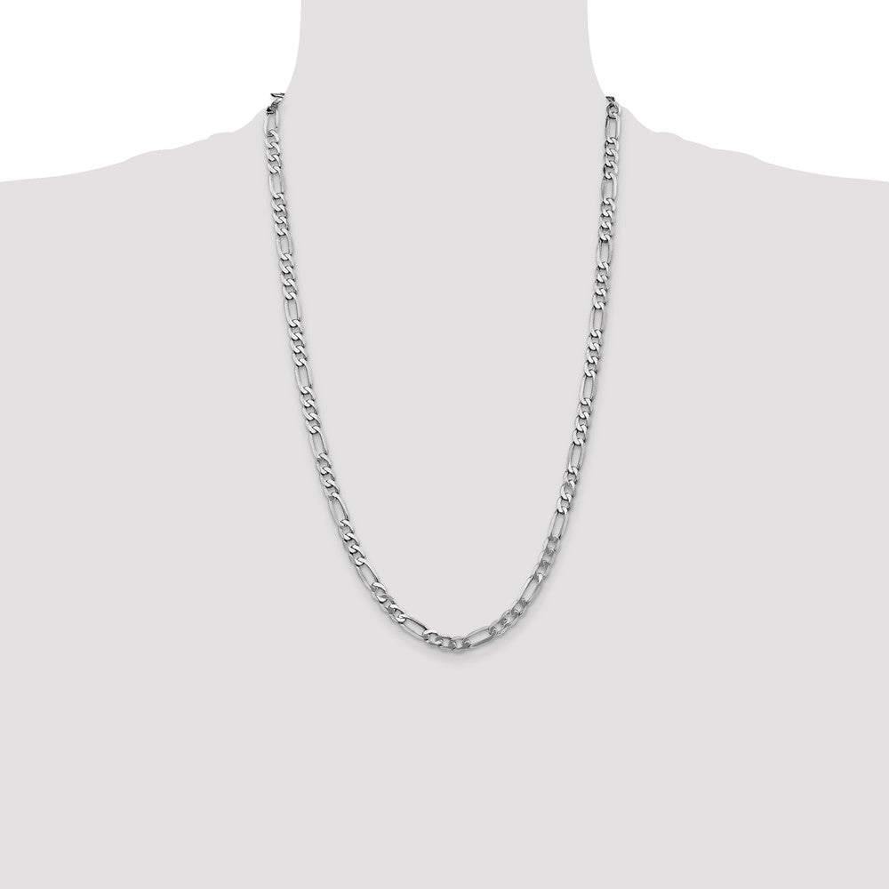 Flat Figaro with Lobster Clasp Chain - WBC