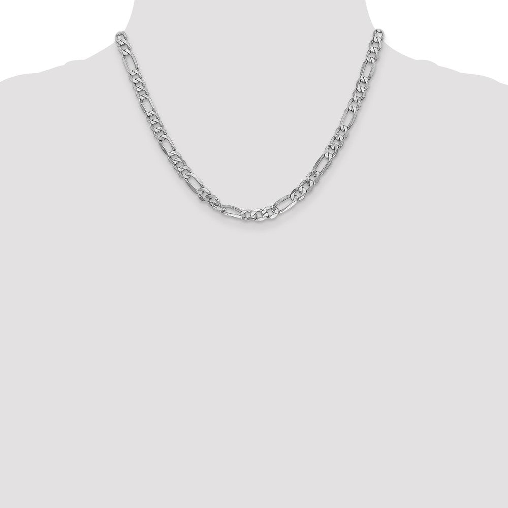 Flat Figaro with Lobster Clasp Chain - WBC