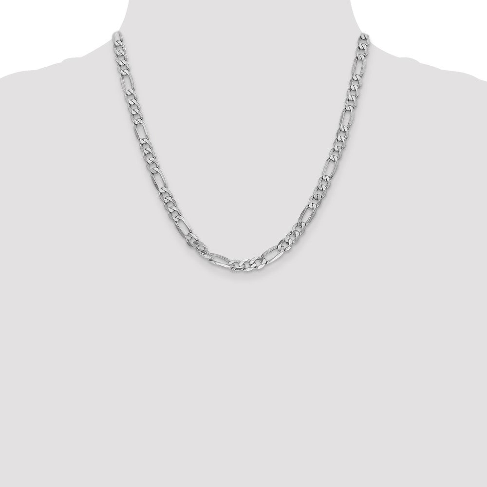 Flat Figaro with Lobster Clasp Chain - WBC