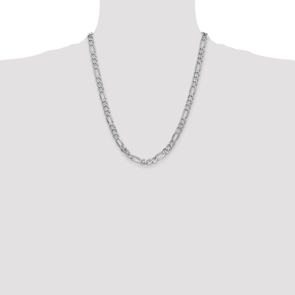 Flat Figaro with Lobster Clasp Chain - WBC