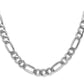 Flat Figaro with Lobster Clasp Chain - WBC