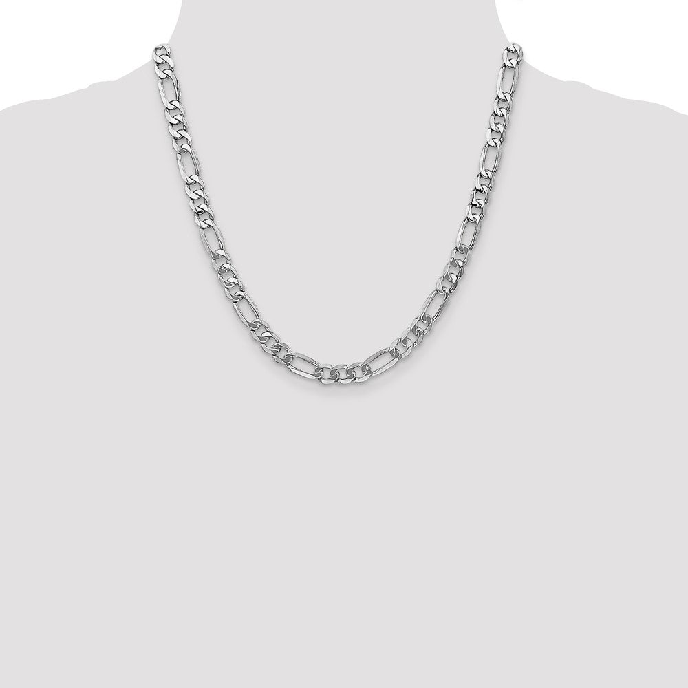 Flat Figaro with Lobster Clasp Chain - WBC
