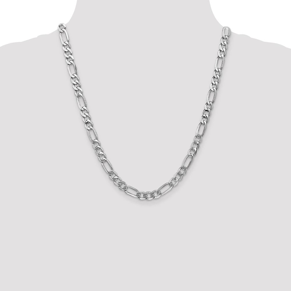 Flat Figaro with Lobster Clasp Chain - WBC
