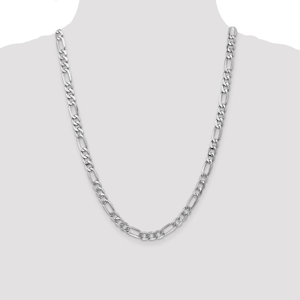 Flat Figaro with Lobster Clasp Chain - WBC