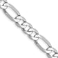Flat Figaro with Lobster Clasp Chain - WBC