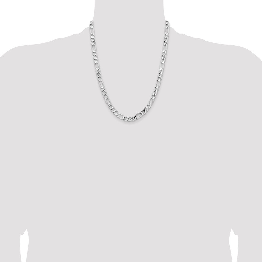 Flat Figaro with Lobster Clasp Chain - WBC