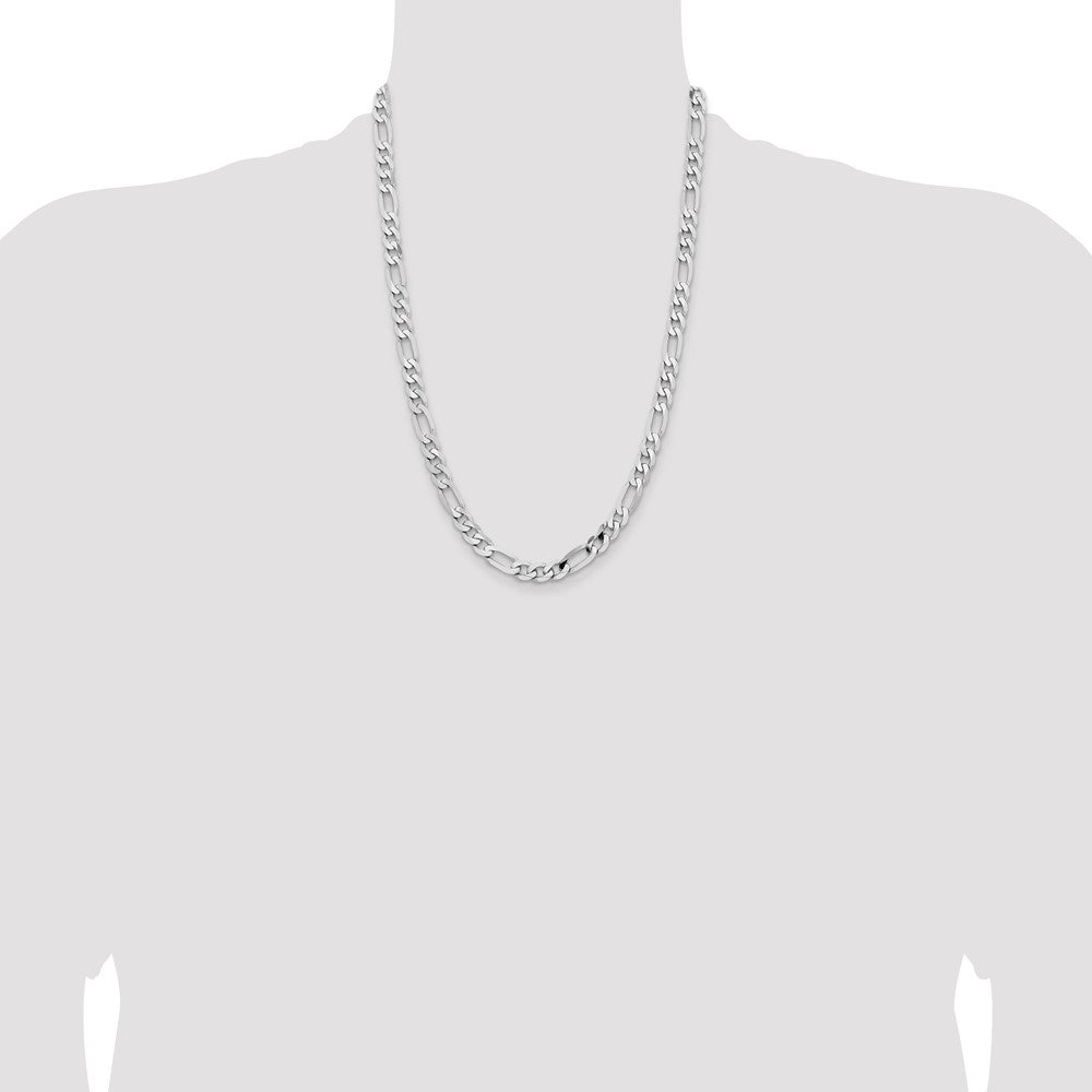 Flat Figaro with Lobster Clasp Chain - WBC