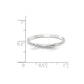 Standard Weight Flat Comfort Fit Wedding Band - WBC