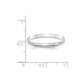 Standard Weight Flat Comfort Fit Wedding Band - WBC