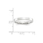 Standard Weight Flat Comfort Fit Wedding Band - WBC