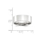 Standard Weight Flat Comfort Fit Wedding Band - WBC