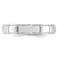 Flat with Step Edge Wedding Band - WBC
