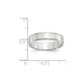 Flat with Step Edge Wedding Band - WBC