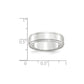 Flat with Step Edge Wedding Band - WBC