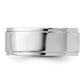 Flat with Step Edge Wedding Band - WBC