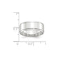 Flat with Step Edge Wedding Band - WBC
