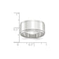 Flat with Step Edge Wedding Band - WBC