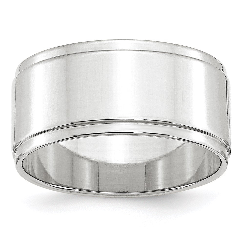Flat with Step Edge Wedding Band - WBC