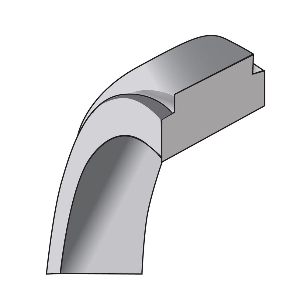 Flat with Step Edge Wedding Band - WBC