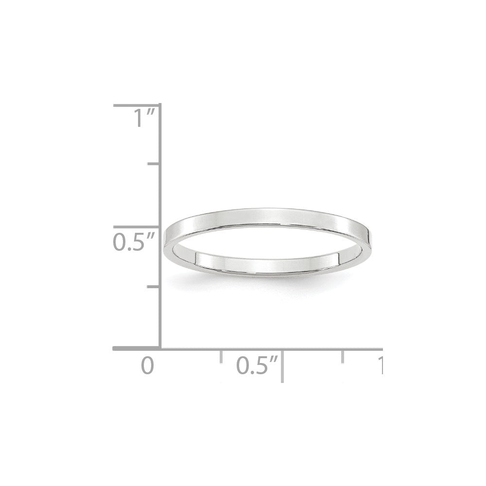 Lightweight Flat Wedding Band - WBC