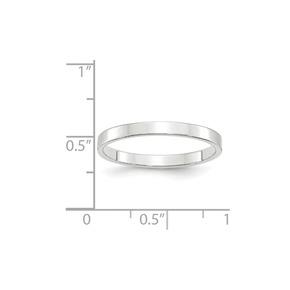 Lightweight Flat Wedding Band - WBC