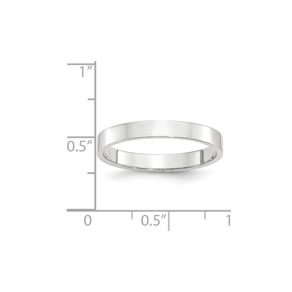Lightweight Flat Wedding Band - WBC