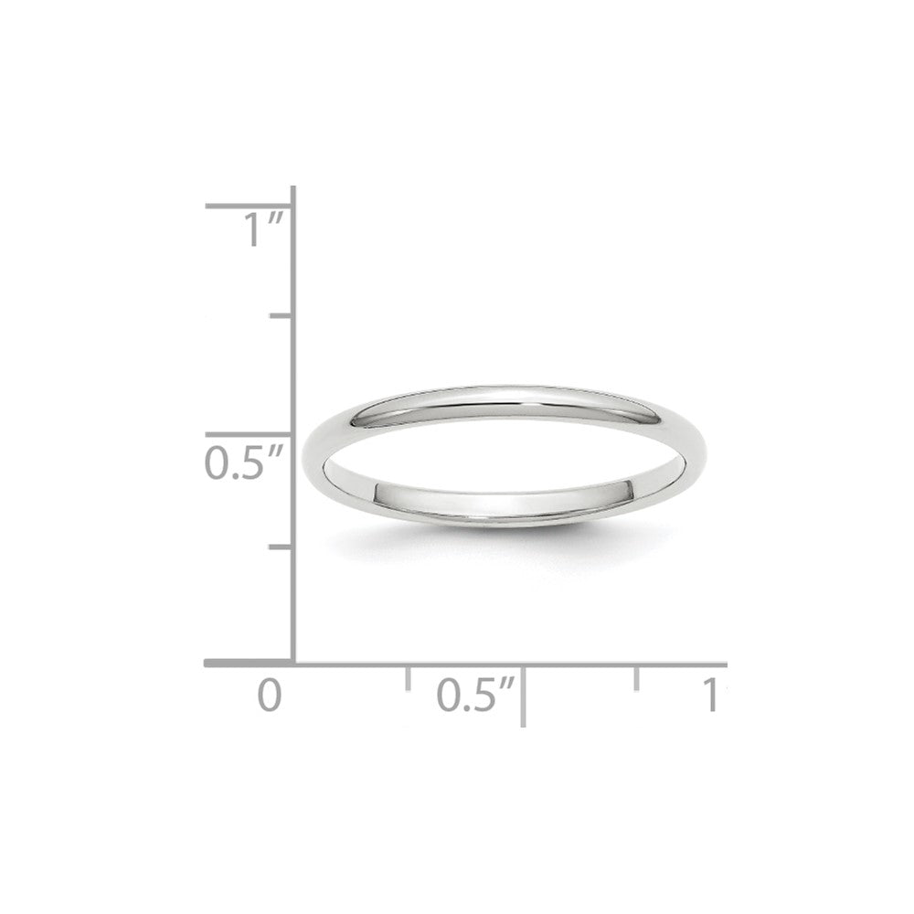 Half-Round Wedding Band - WBC