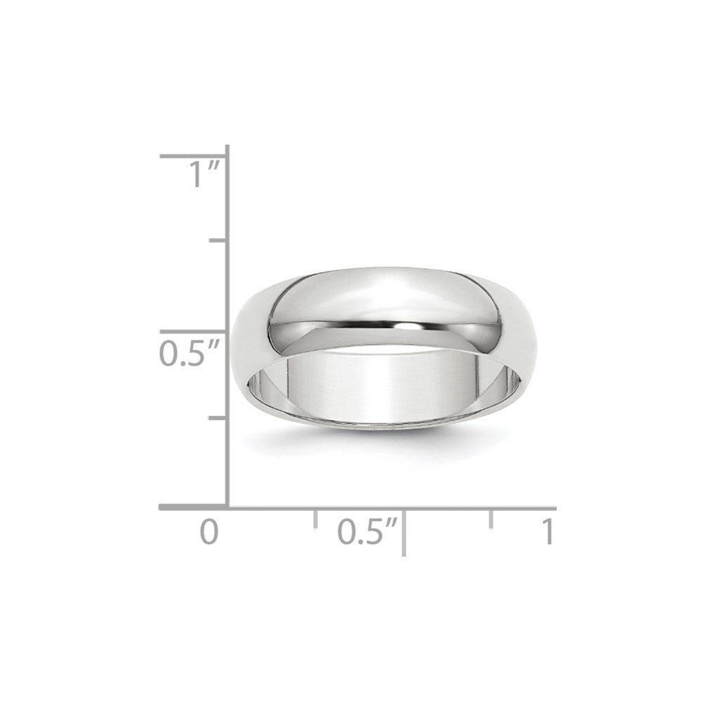 Half-Round Wedding Band - WBC