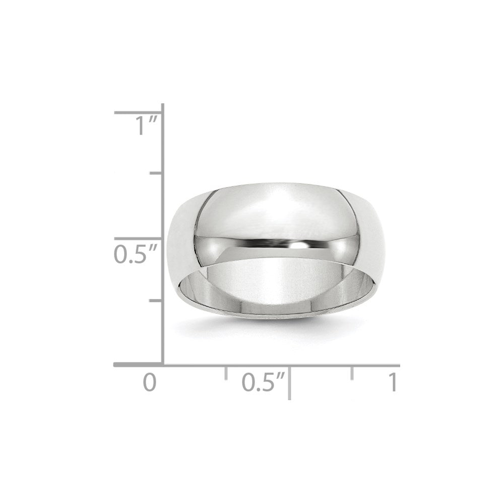 Half-Round Wedding Band - WBC