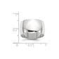 Half-Round Wedding Band - WBC