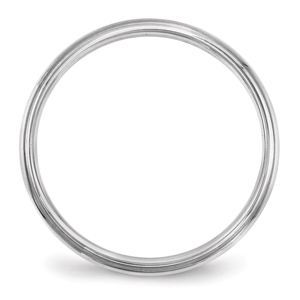 Half Round with Edge Wedding Band - WBC