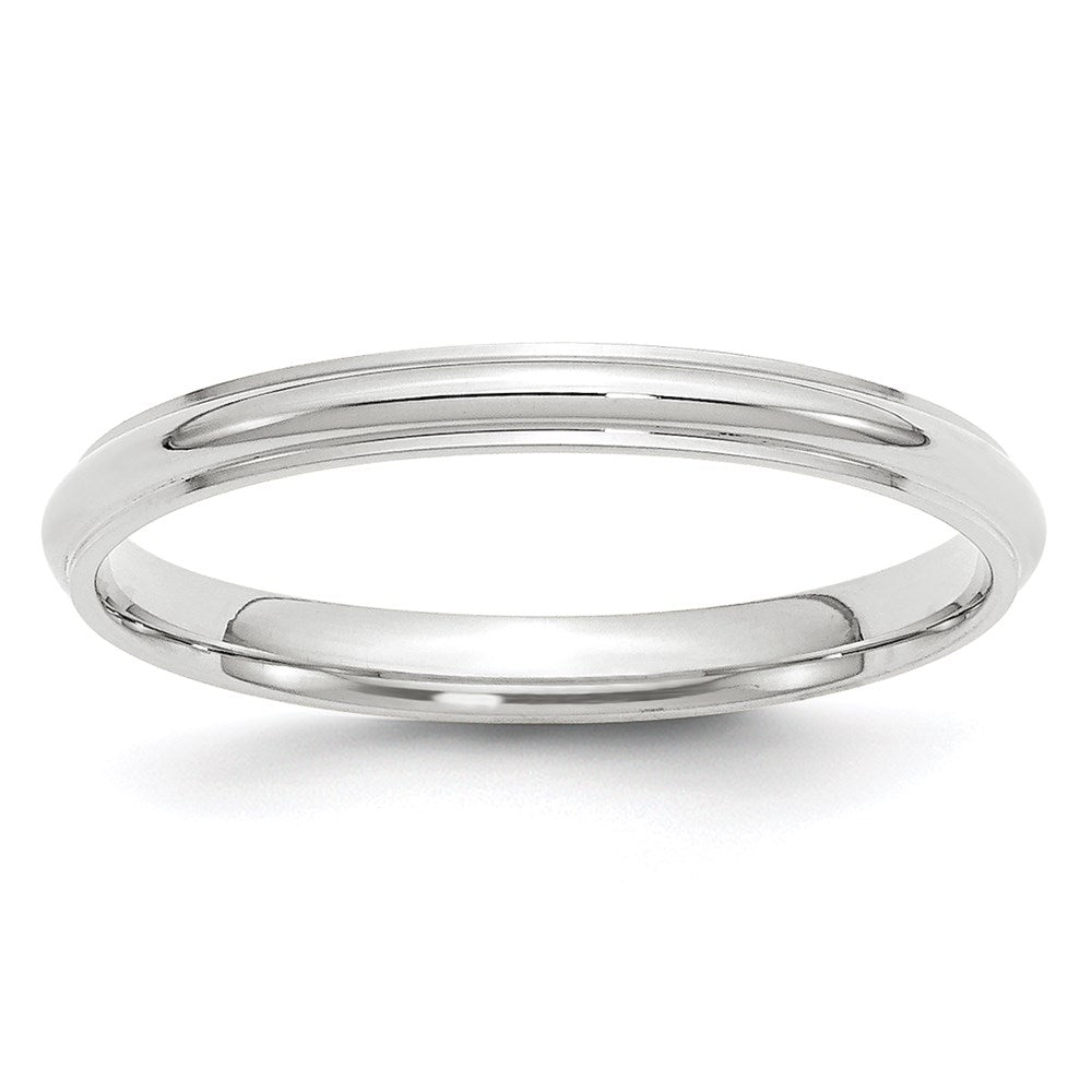 Half Round with Edge Wedding Band - WBC