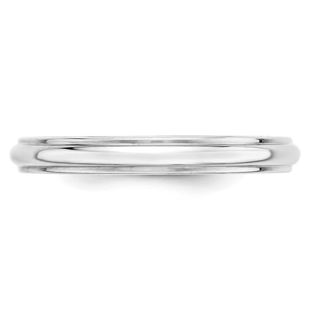 Half Round with Edge Wedding Band - WBC