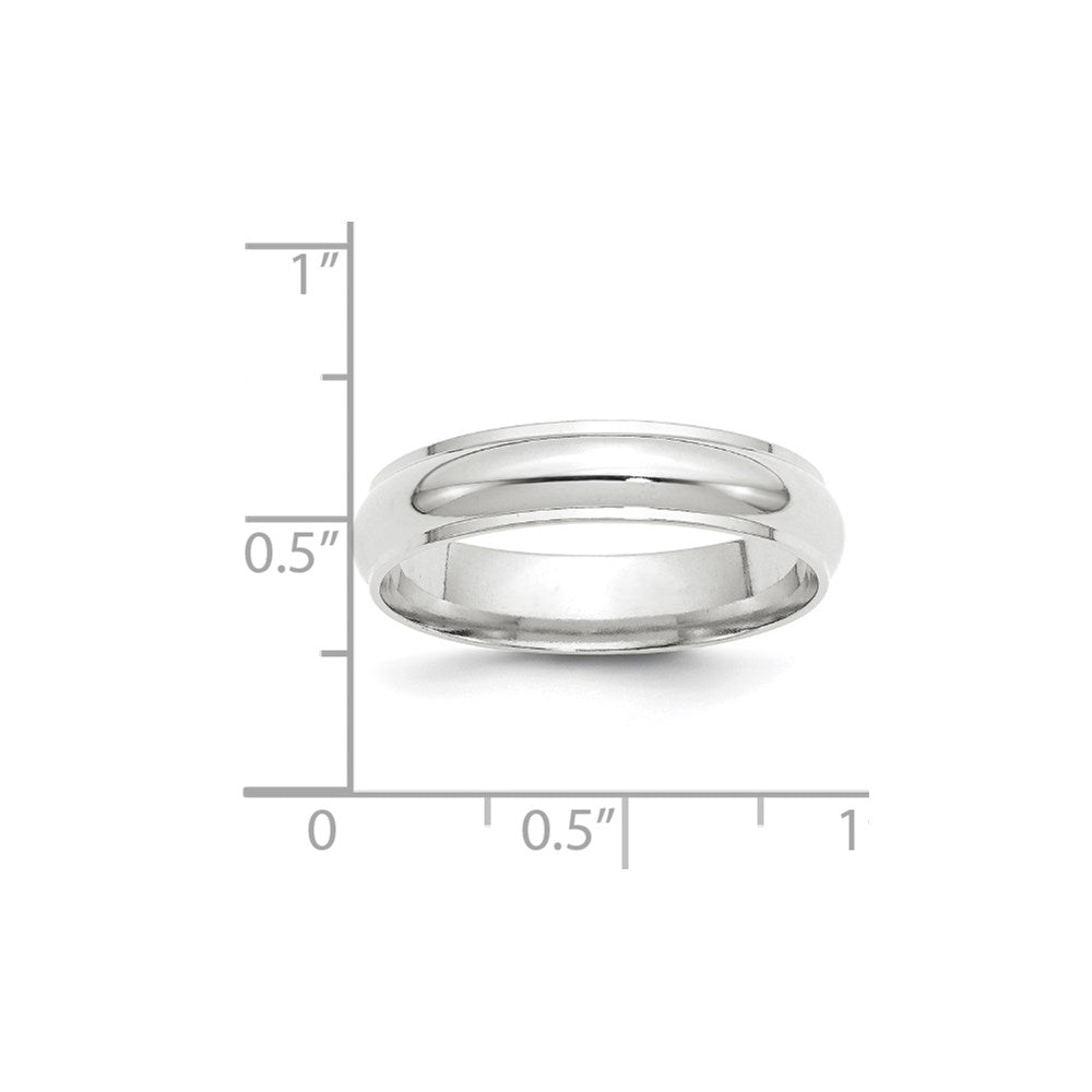 Half Round with Edge Wedding Band - WBC
