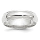 Half Round with Edge Wedding Band - WBC